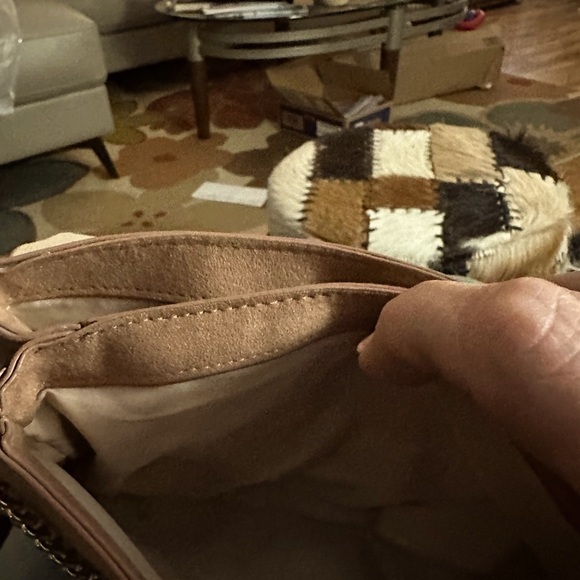 H&M Faux Suede Crossbody - Camel Color - Picture 5 of 7